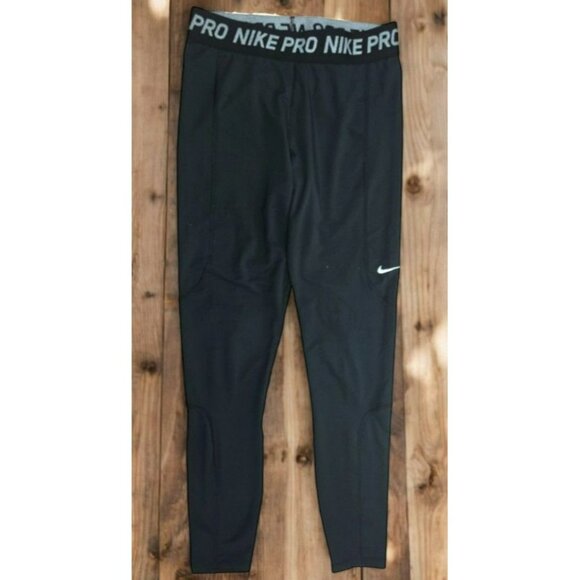 Nike Pro Dri-Fit Compression Athletic Tights Mens Medium - Picture 1 of 8